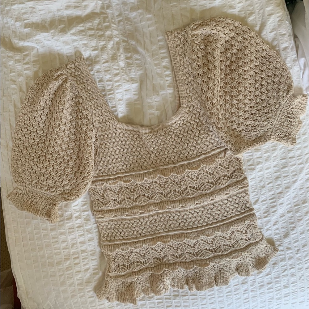 Q+A Crochet Top